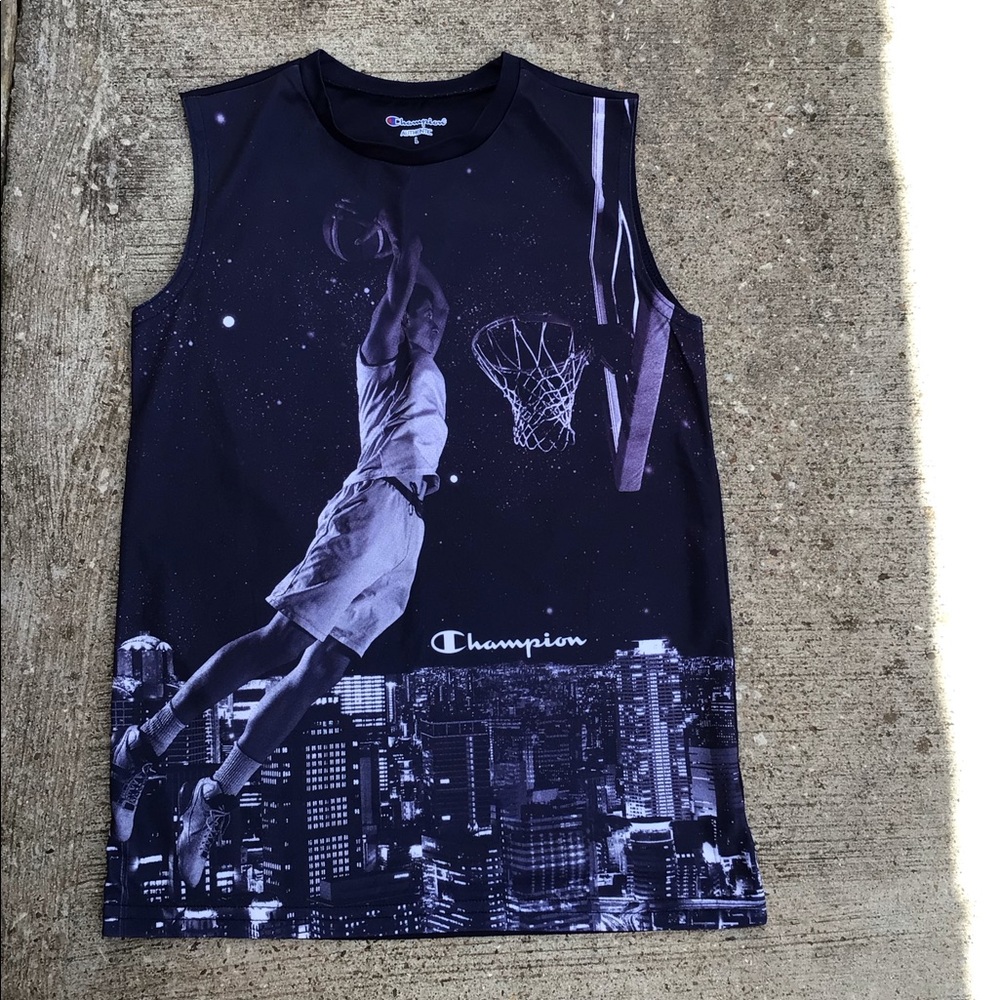 BOYS CHAMPION SLEEVELESS  SHIRT
